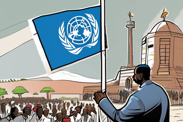 Sudan's Prime Minister Unveils Last-Ditch Peace Plan at UN