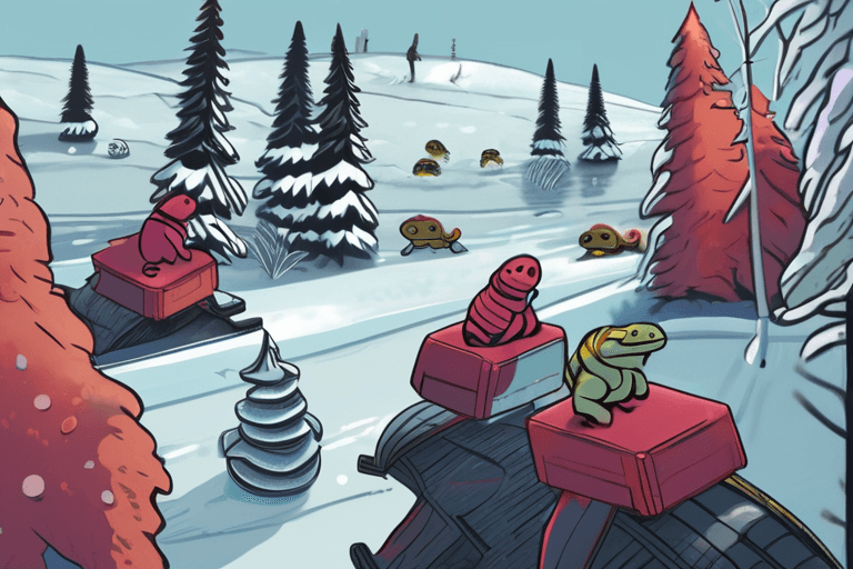 सैलामैंडर बर्फीले सर्दियों के चमत्कार में जमाव बिंदु को चुनौती देते हैं