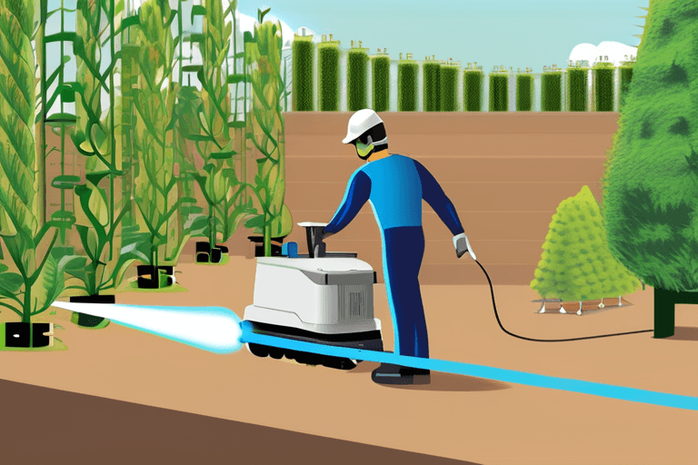 Dampfbetriebener Unkrautvernichter: Die Technologie von Naware vernichtet Unkraut mit Dampf, nicht mit Chemikalien