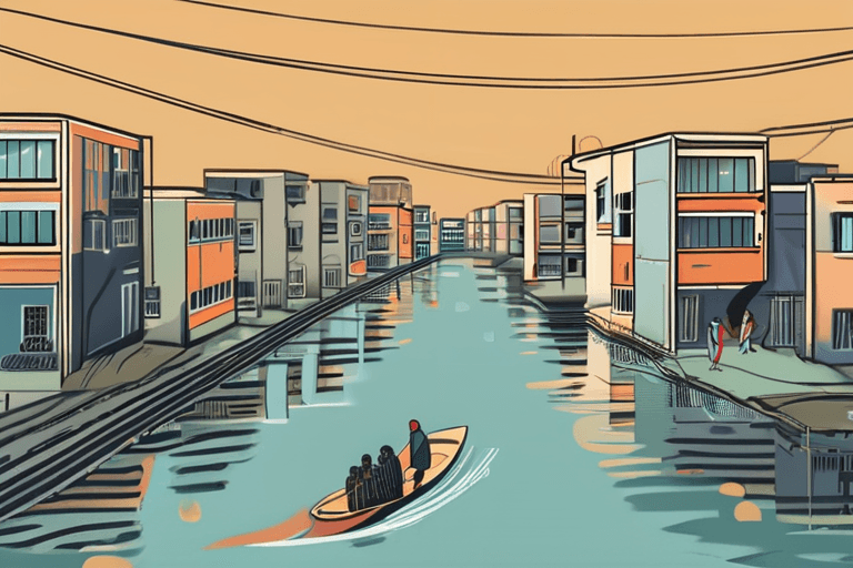 Наводнения в Газе: ИИ отслеживает влияние климата на перемещенных палестинцев