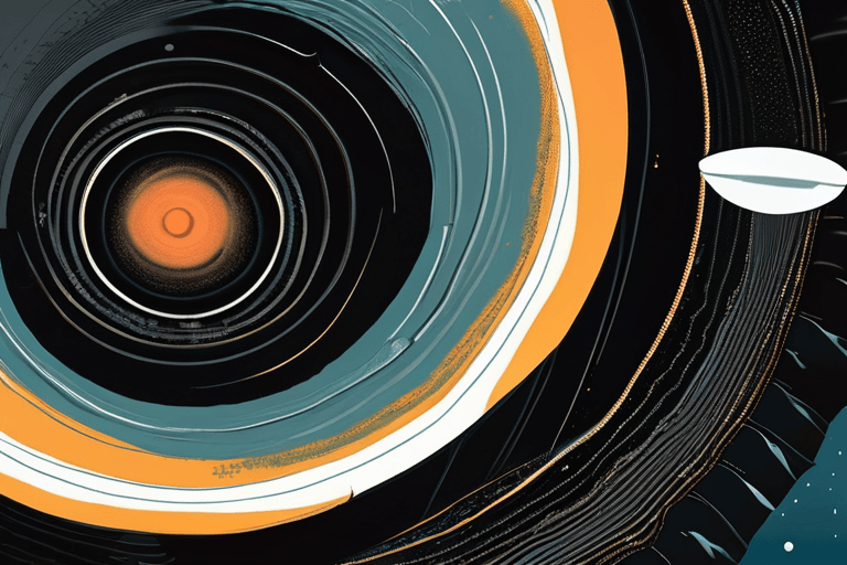 ブラックホールがアートに刺激を与える：創造性の宇宙が明らかに