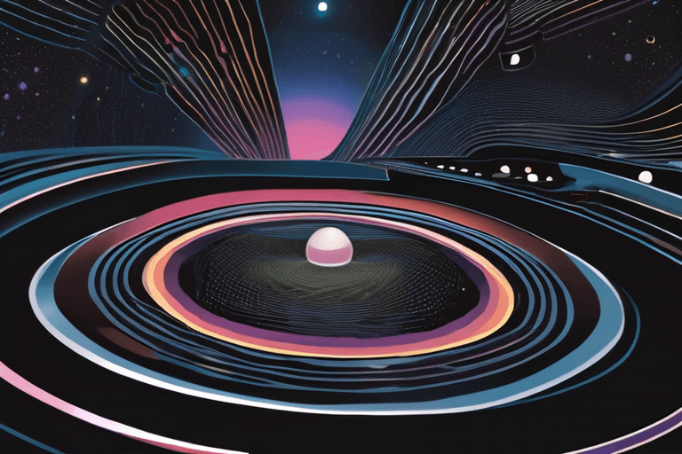 黑洞激发艺术灵感：新书探索宇宙景象