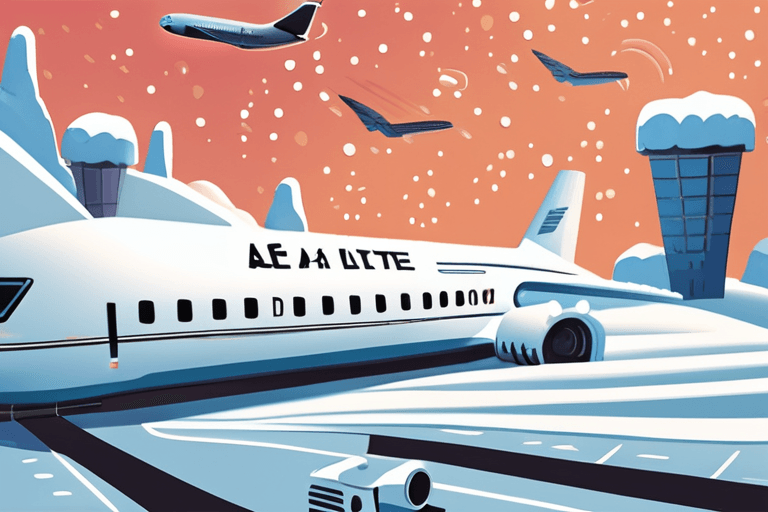 الذكاء الاصطناعي يرصد فوضى الرحلات الجوية: لماذا تسبب القليل من الثلج في تعطيل مئات الرحلات؟