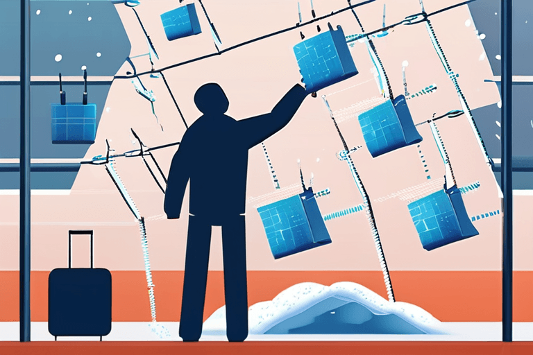 AI分析：小雪为何导致数百航班停飞？