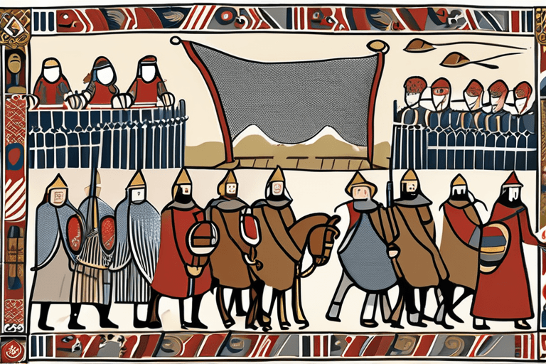 재무부, 바이에유 태피스트리의 영국 여정 지원!