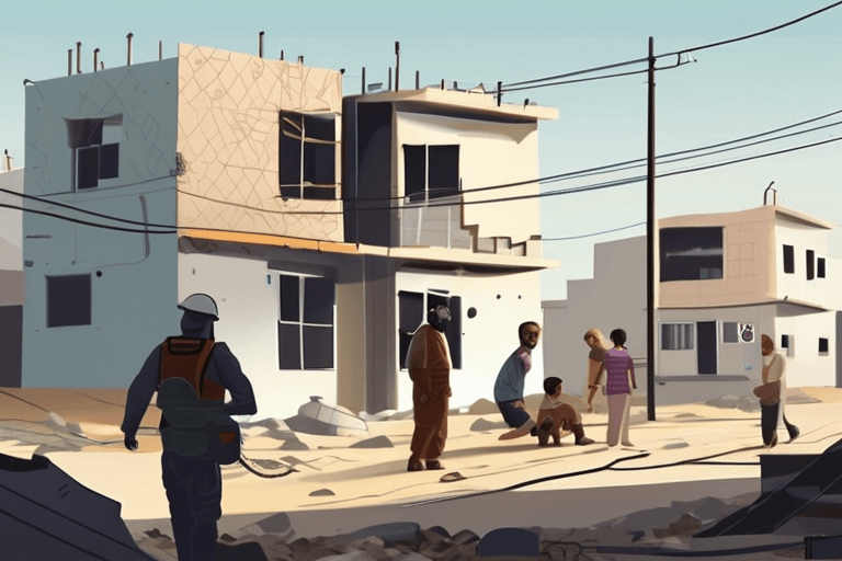 Línea de Vida Digital de Gaza: Reconstruyendo el Hogar en una Zona de Guerra