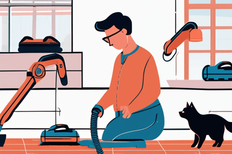 الذكاء الاصطناعي يكشف عن أفضل المكانس الكهربائية للتغلب على شعر الكلاب والقطط