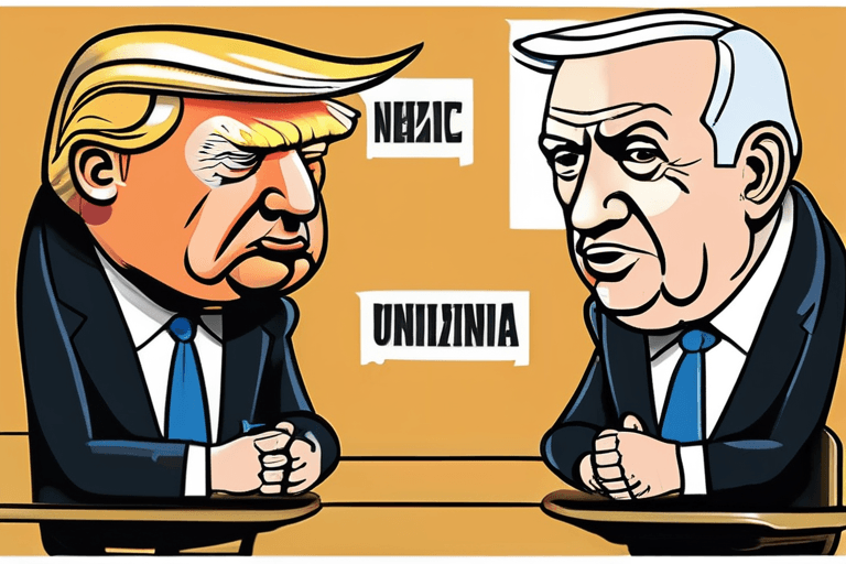 トランプ氏とネタニヤフ氏が停戦について協議、ロシアはウクライナによる攻撃を主張