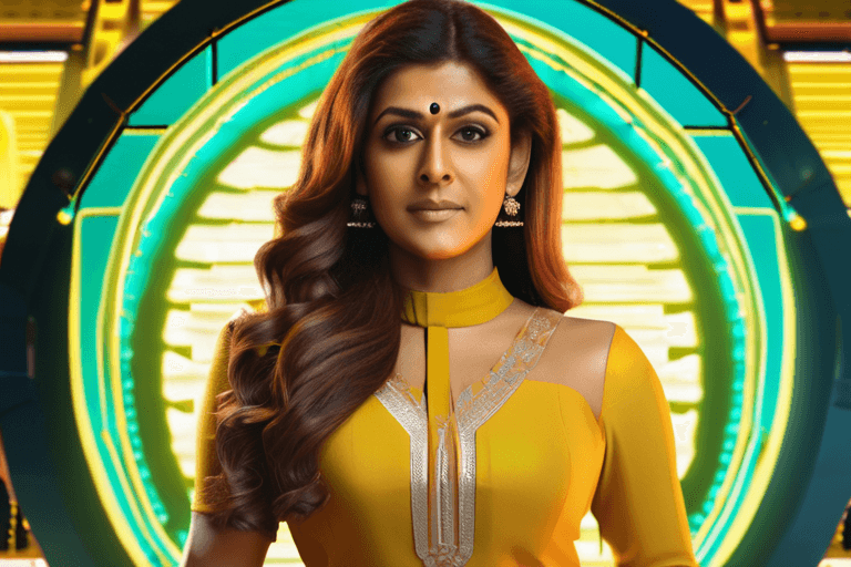 La "Ganga Tóxica" de Nayanthara: Primer vistazo mejorado con IA revela arma de casino