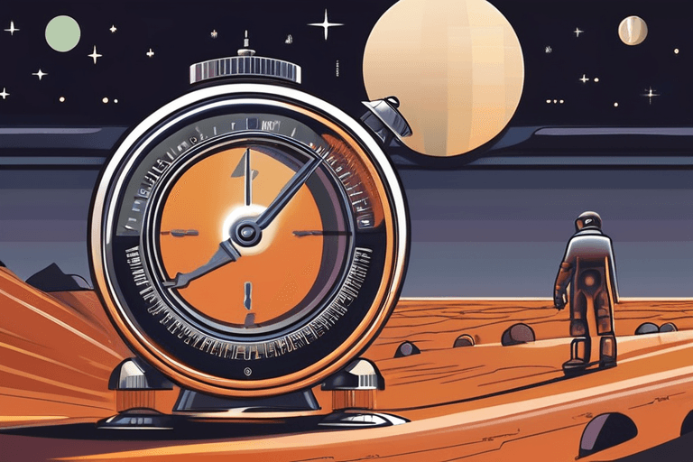 Einstein Proven Right: Time Itself Flows Faster on Mars