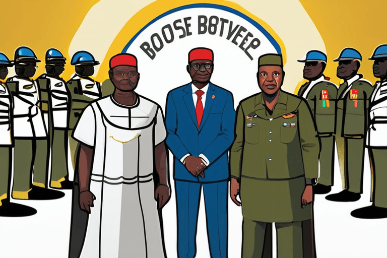 보이콧 속 기니 군부 지도자, 대통령 당선