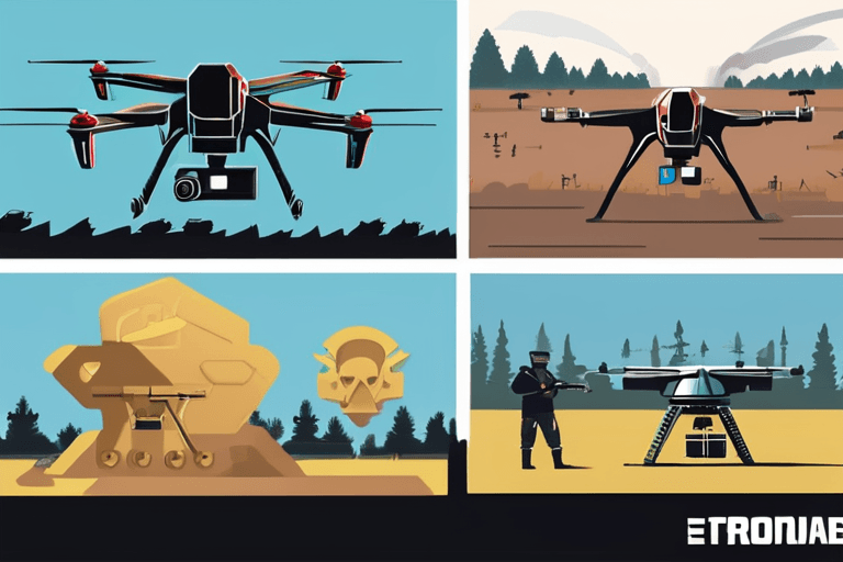 AI 드론, 우크라이나 전쟁에서 진화하는 전술: 전선에서의 자율성