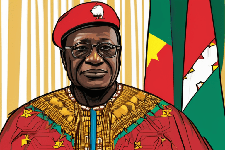 보이콧 속 기니 군부 지도자, 대통령 당선