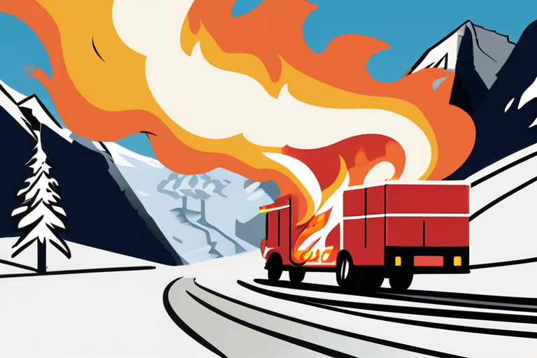 瑞士阿尔卑斯山火灾：爆燃风险凸显假日安全漏洞