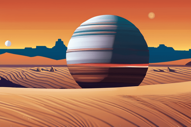 "আইনস্টাইন মরুভূমিতে" শনির আকারের গ্রহের সন্ধান!