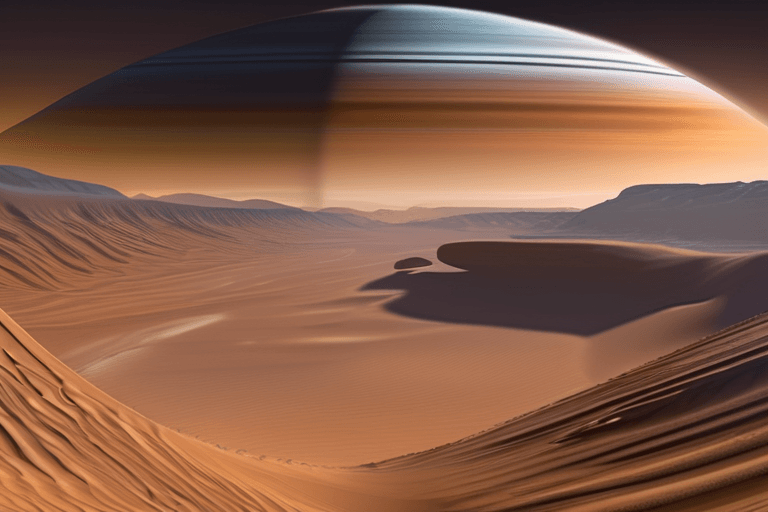 Saturn-Sized Planet Found in "Einstein Desert