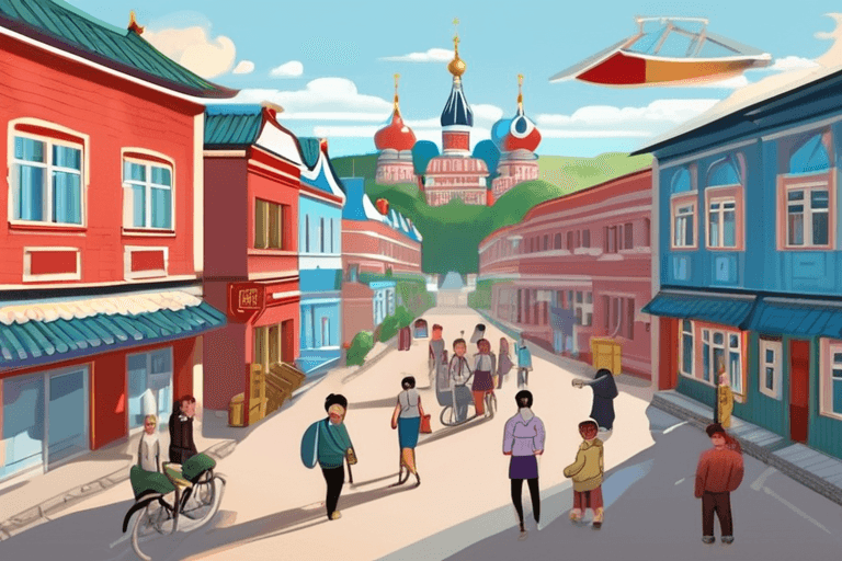 China's "Russian Town" Attracts Tourists, But Russians Are Scarce