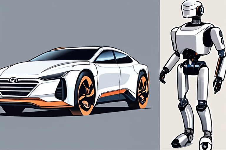 현대차, 인간형 로봇 자동차 생산 현장에 투입