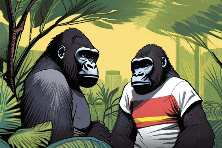 डीआर कांगो के विरुंगा में गोरिल्ला जुड़वाँ बच्चों ने उम्मीद जगाई!