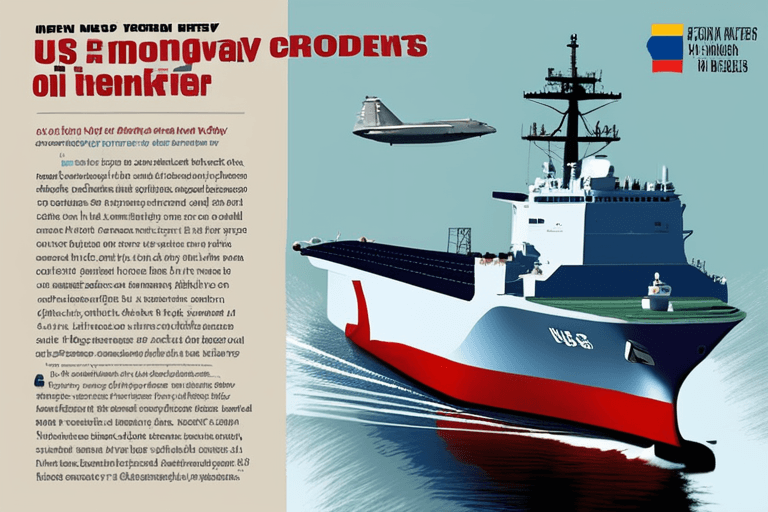 미 해군, 베네수엘라 석유 지원하는 "유령 선단" 유조선 차단