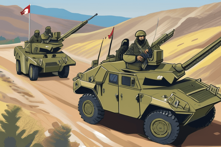 イスラエルとの緊張の中、レバノン軍がヒズボラの拠点に展開