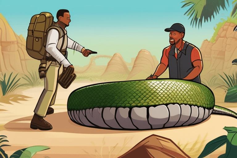 উইল স্মিথের অ্যানাকোন্ডা অভিযান: বিশাল সাপের আবিষ্কারের ভিডিও ধারণ করা হয়েছে!