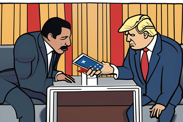 Trump Courts Controversy, Meets Venezuelan Opposition Leader