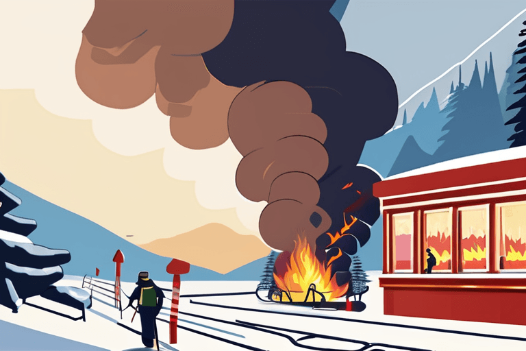 瑞士地区法案：致命滑雪吧火灾后实行烟火禁令