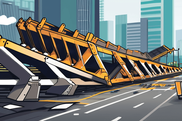 बैंकॉक एक्सप्रेसवे पर क्रेन गिरने से कम से कम दो लोगों की मौत