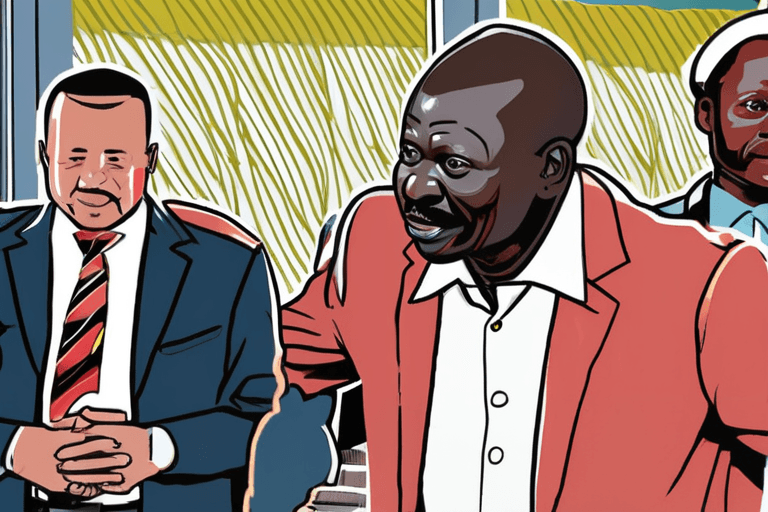 युगांडा के विपक्षी नेता मुसेवेनी के नेतृत्व में हिरासत में लिए गए