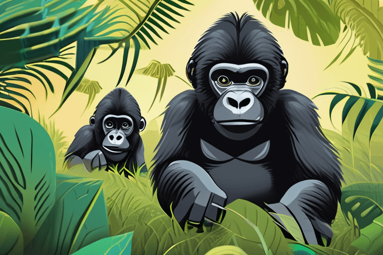 डीआरसी में गोरिल्ला जुड़वाँ बच्चों ने जगाई उम्मीद: एआई लुप्तप्राय प्रजातियों की निगरानी करता है