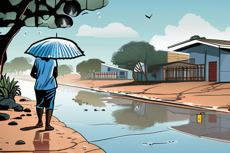 الذكاء الاصطناعي يرصد أمطارًا غزيرة تتسبب في فيضانات بجنوب إفريقيا وموزمبيق