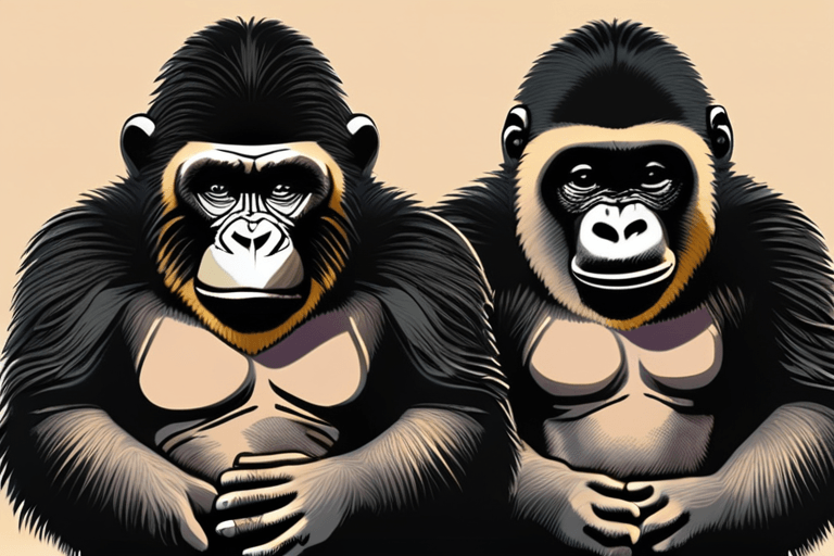 刚果（金）大猩猩双胞胎带来希望：人工智能监控罕见新生