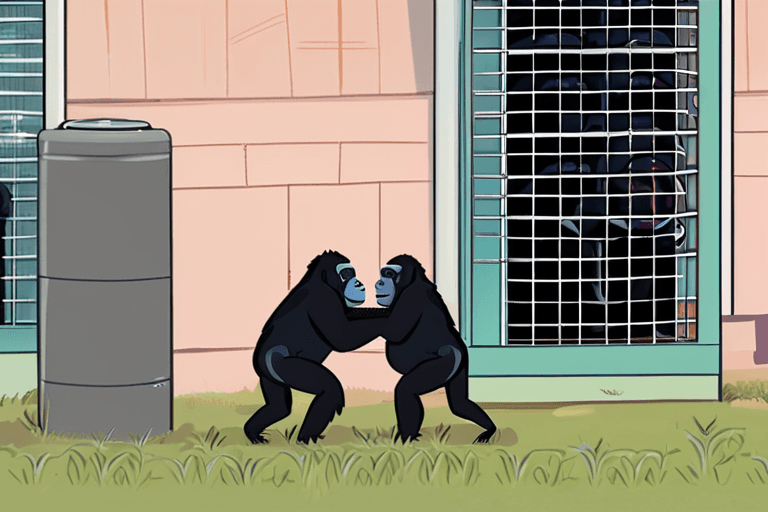 Gorilla-Zwillinge geben Hoffnung: KI überwacht seltene Geburt in Virunga in der Demokratischen Republik Kongo