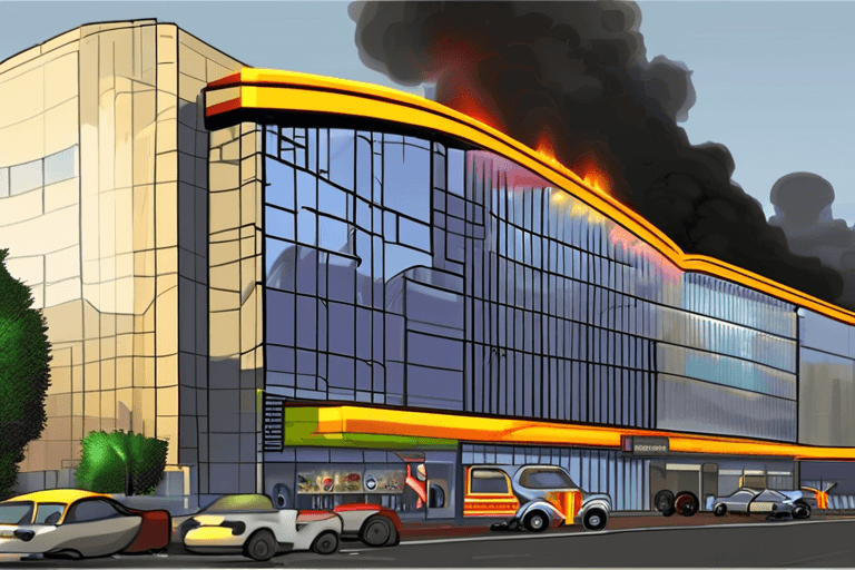 Pakistan Mall Fire Claims Six; AI Eyes Safety Lapses