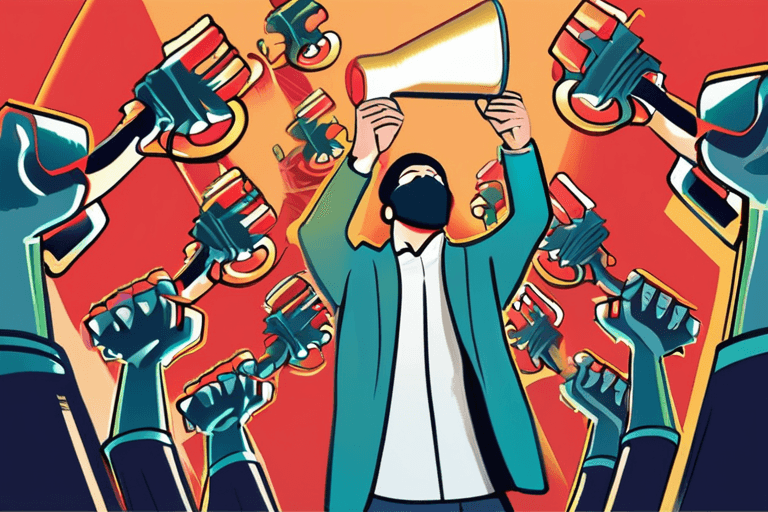 LA Iranian-Americans Protest Iran Crackdown, Show AI-Driven Solidarity