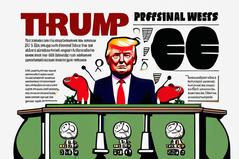 Tarifas de Trump Afundam o Dólar; Temores sobre a Dívida Aumentam