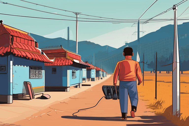 인도의 AI 기반 마을, 중국 국경에 대한 반격