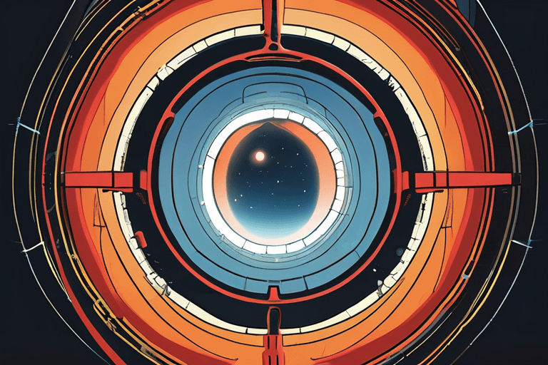 Железный Гигант Обнаружен Скрывающимся Внутри Кольцевой Туманности