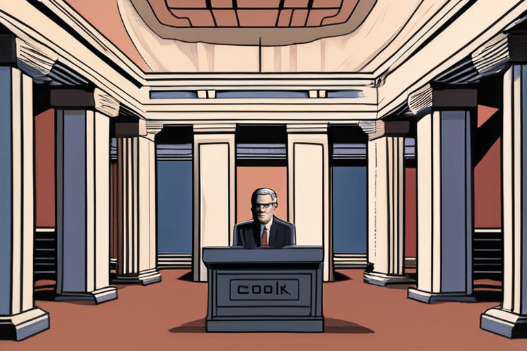 পাওয়েল কুককে সমর্থন জানিয়েছেন: সুপ্রিম কোর্ট অধিবেশনে ফেড চেয়ার