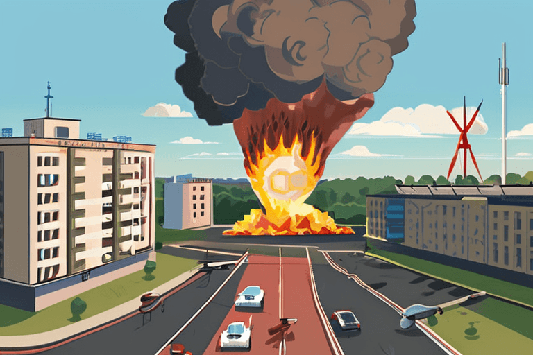 Kyiv Under Fire: Russia Intensifies Drone Attacks on Ukraine