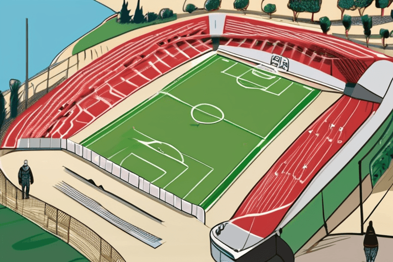 इज़राइल ने फ़िलिस्तीनी फ़ुटबॉल पिच को ध्वस्त करने की धमकी दी