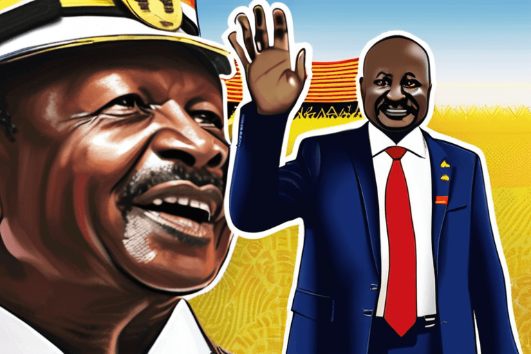 Museveni, 승리 주장, 우간다 야당 '테러리스트'로 낙인