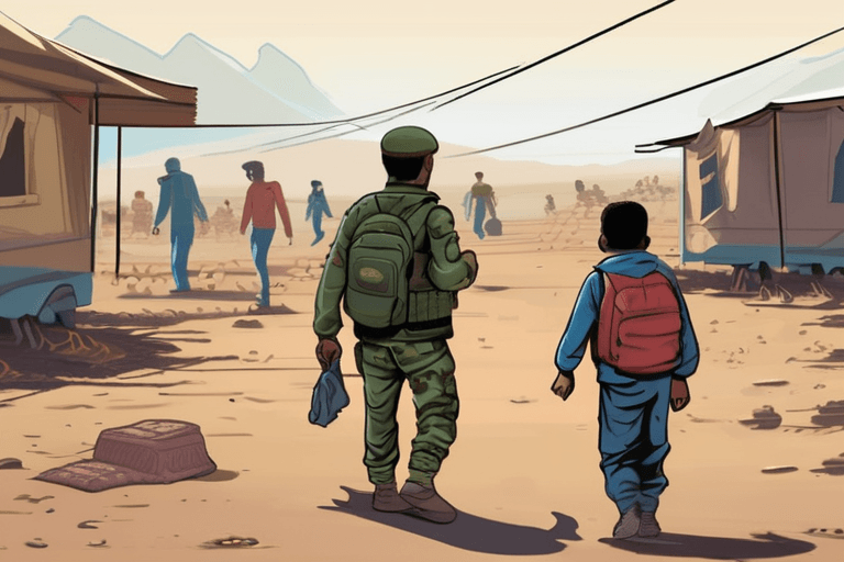 هدنة سوريا: القوات الكردية تنسحب من مخيم عائلات داعش وسط نقص المساعدات