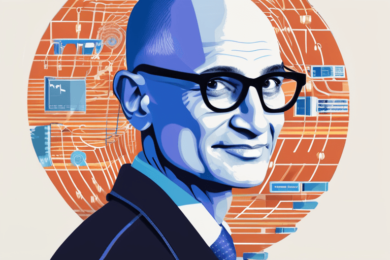 Nadella zu Fortune 500: Wissensarbeit neu erfinden oder KI-Blase riskieren