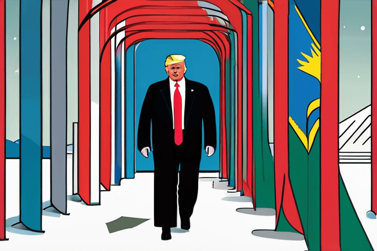 Trump Rejects Military Force for Greenland Acquisition in Davos Speech