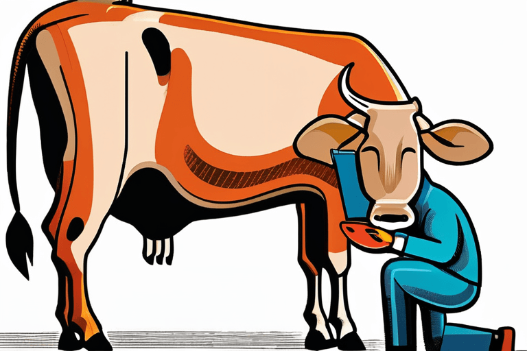 Kuh benutzt Werkzeuge: Überdenken der tierischen Intelligenz