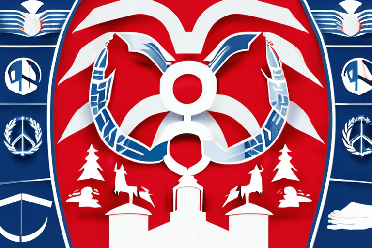 Логотип "мира" Трампа в Давосе вызвал сравнения с эмблемой ООН