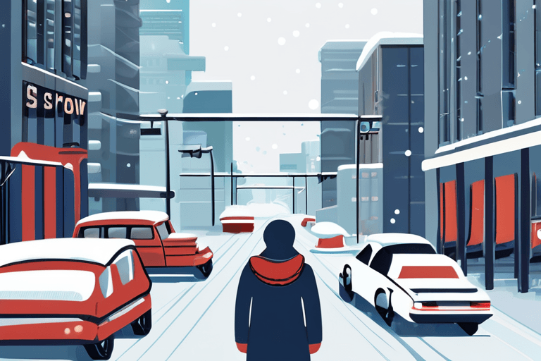 눈, 총격, 그리고 슬픔이 세 도시를 덮치다