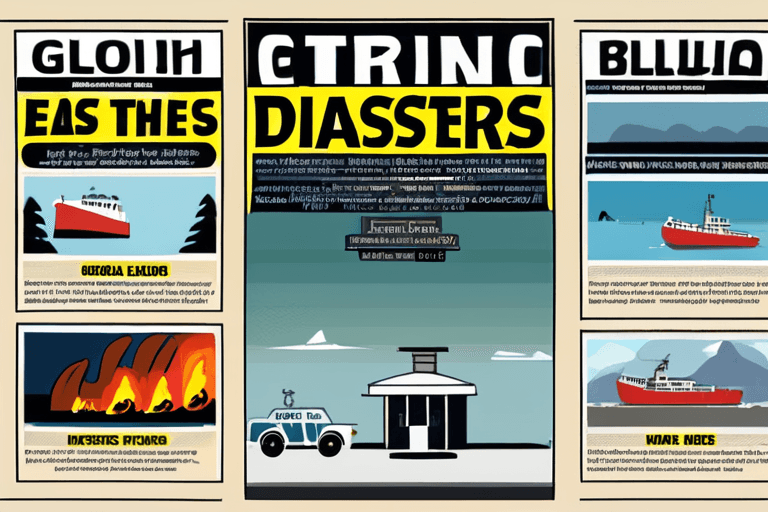 Global Disasters: Ferry Sinks, Wildfires Rage, and Freeze Kills Dozens